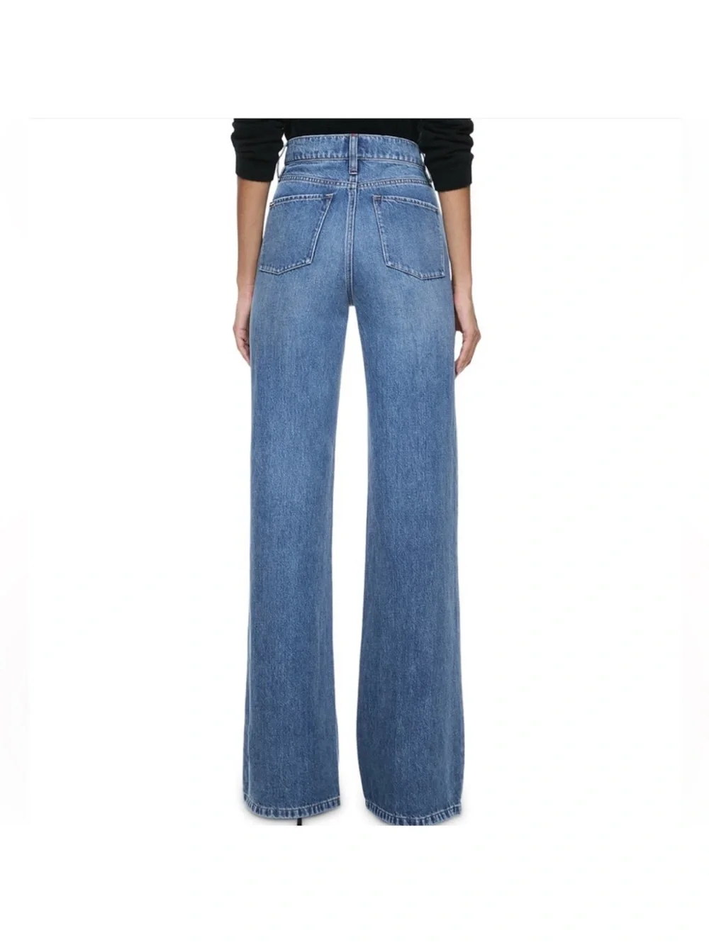 Alice + Olivia Weezy Full-Length Jean in Avery Blue size 29